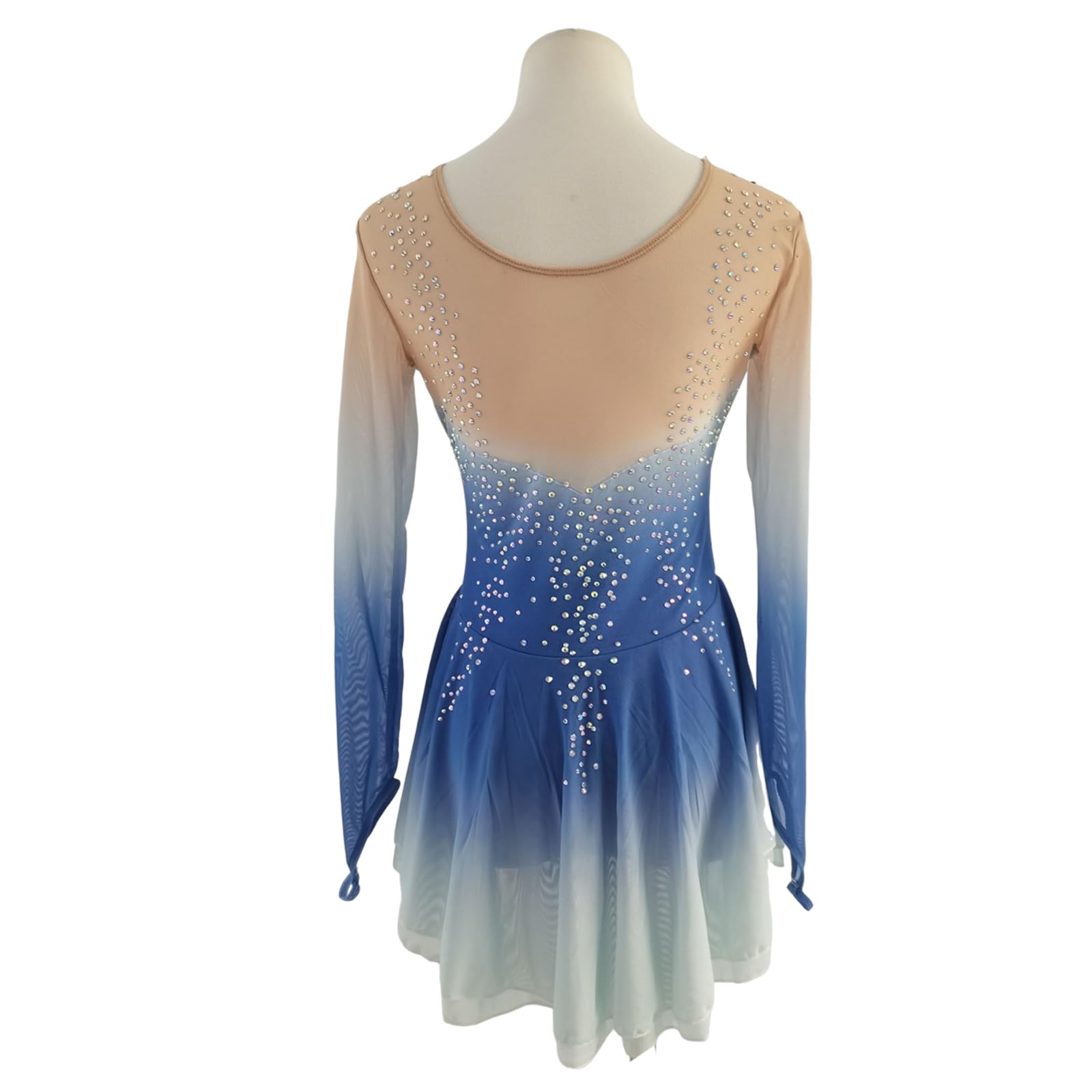 LIUHUO Eiskunstlauf-Kleid für Mädchen, Wettkampf-Performance, Kinder und Erwachsene, acht Farbverläufe