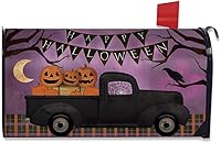 Vista 6 de Briarwood Lane Halloween Haunts - Funda magnética para buzón Jack o'Lanterns estándar