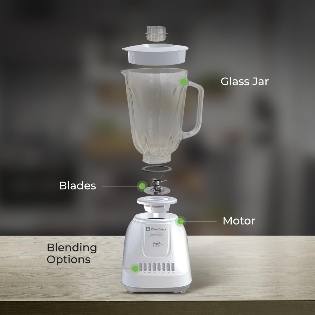 Licuadora Koblenz Gourmet Blender Licuadora Para Frappe Licuadora