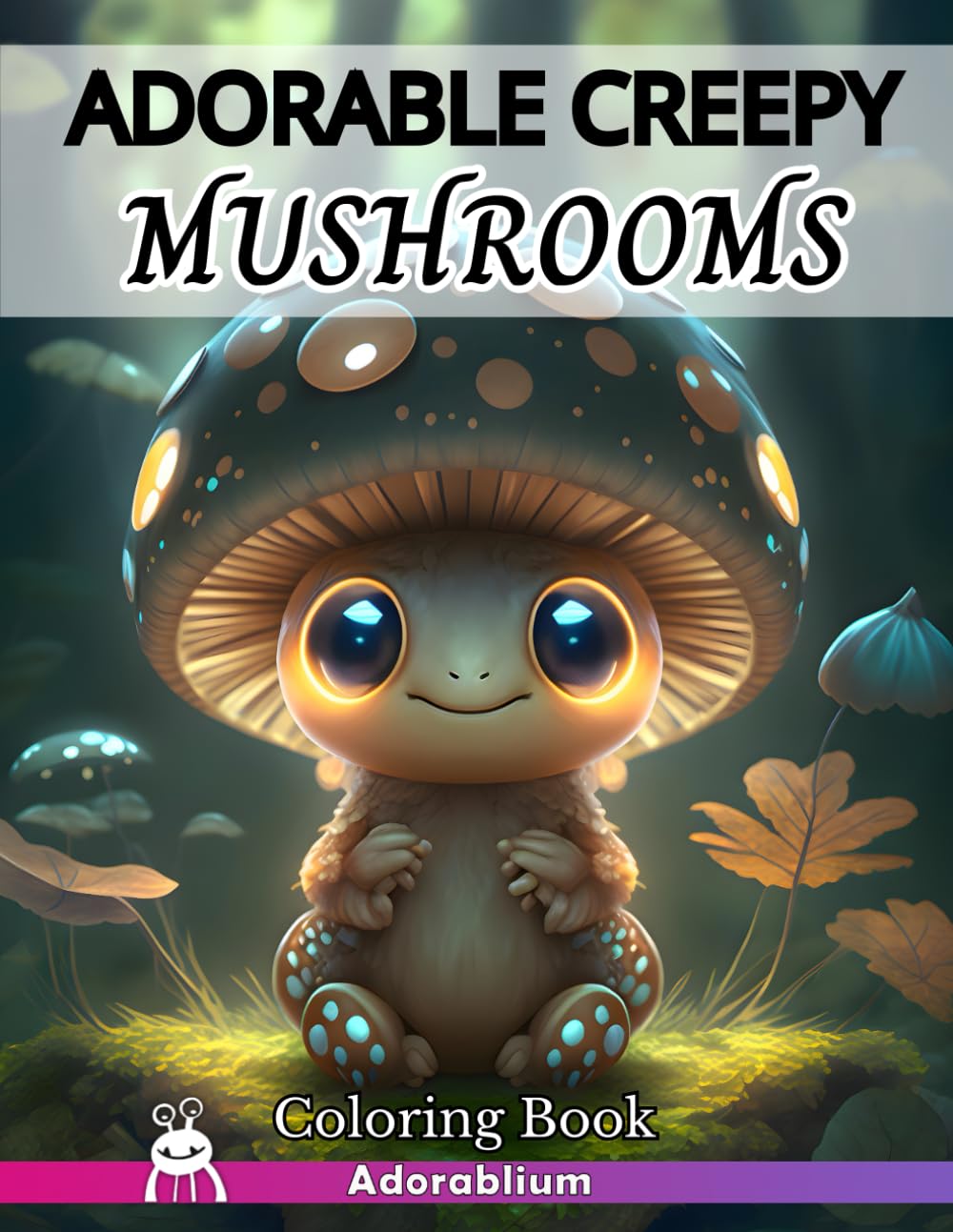 Amazon.com: Adorable Creepy Mushrooms Coloring Book: Cute Mushrooms and ...