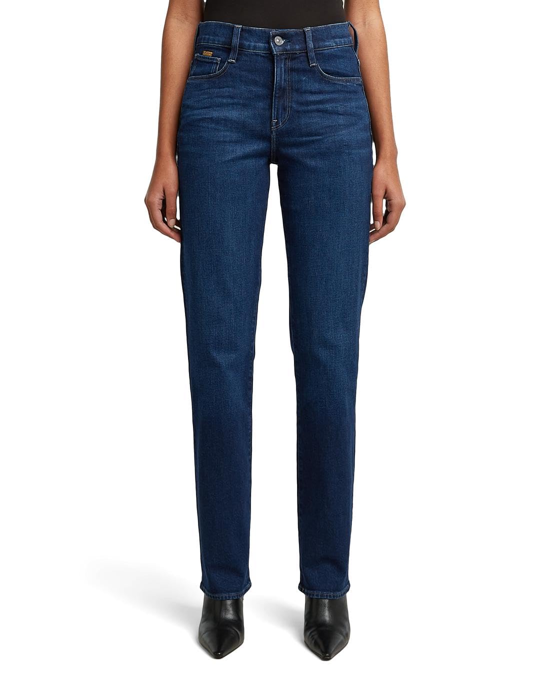 G-STAR Women's Strace Straight Jeans, Blue (Worn in Aster Blue D23951-C052-G115), 28W / 28L