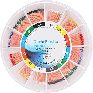 200pcs / Box Dental Gutta Percha Points Tips Endodontic Root Canal Fill Material Endodontic Root Canal Fill