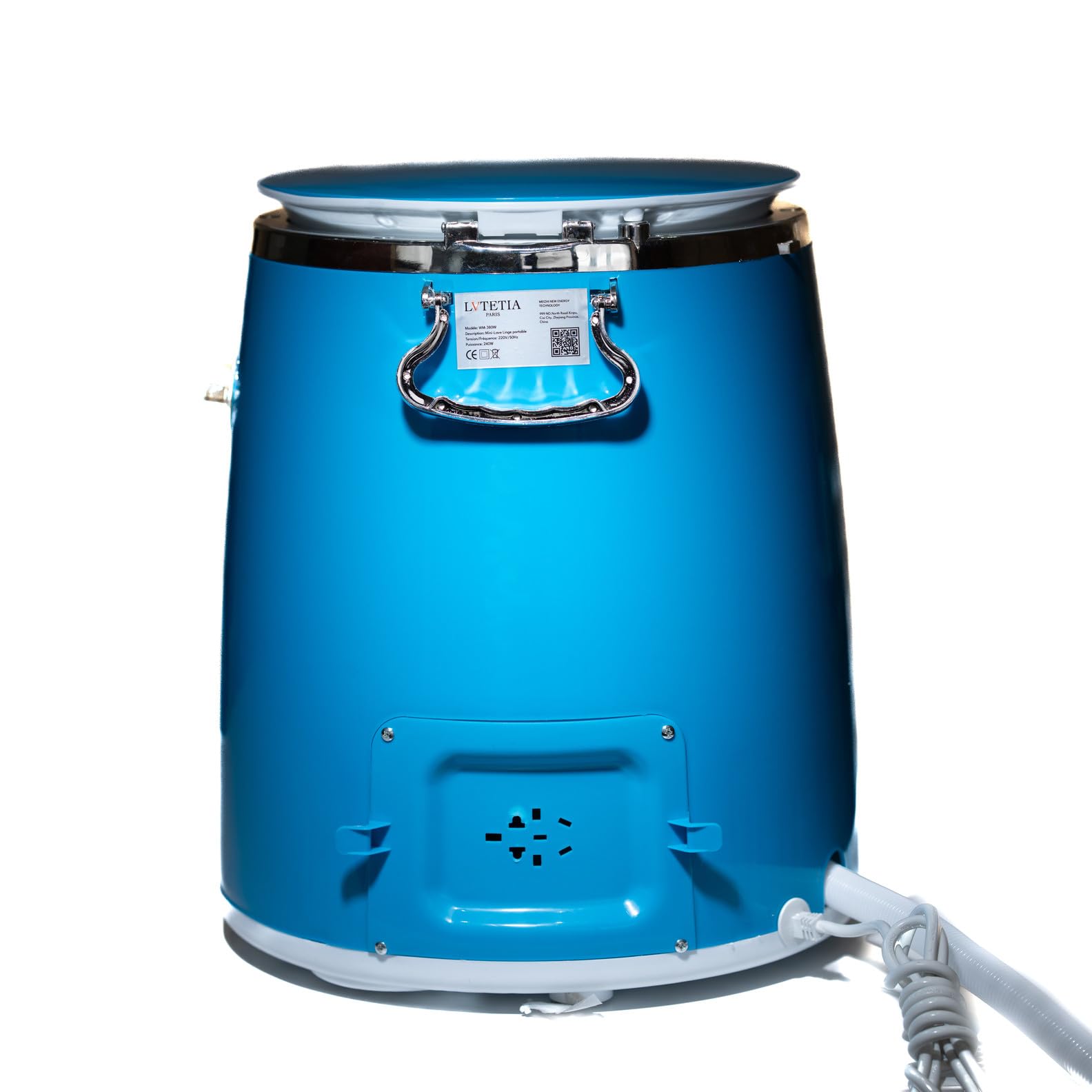 Mini lave linge multifonction 3.5kg de 240W Portable avec Fonction Essorage, Petite taille compact, Capacité de charge 3.5 kg Idéal pour Étudiant, Camping, Camping Car, Petite salle de bain