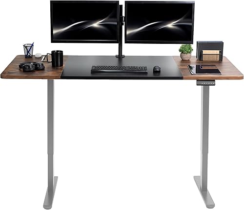 Miniatura 63 de VIVO DESK-KIT-E2B1B - Escritorio eléctrico de pie con motor doble, ajuste de altura de memoria, serie E2B, marco negro superior negro, DESK-KIT-E2B1B