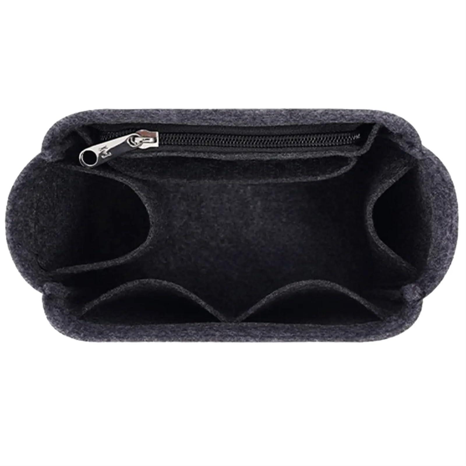 Inserto Organizador de Bolsa de Fieltro, Bolsa organizadora, Inserto for Mochila, Bolsa Interior Grande en Bolsa(Beige,M(22-17-21cm))