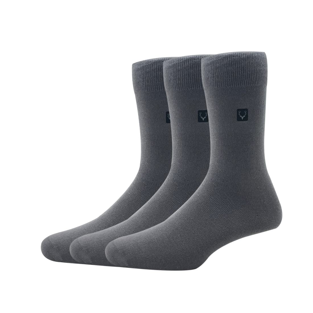 allen solly Men'S Cotton Full Length Socks (Pack Of 3) - Dark Grey-picture-37