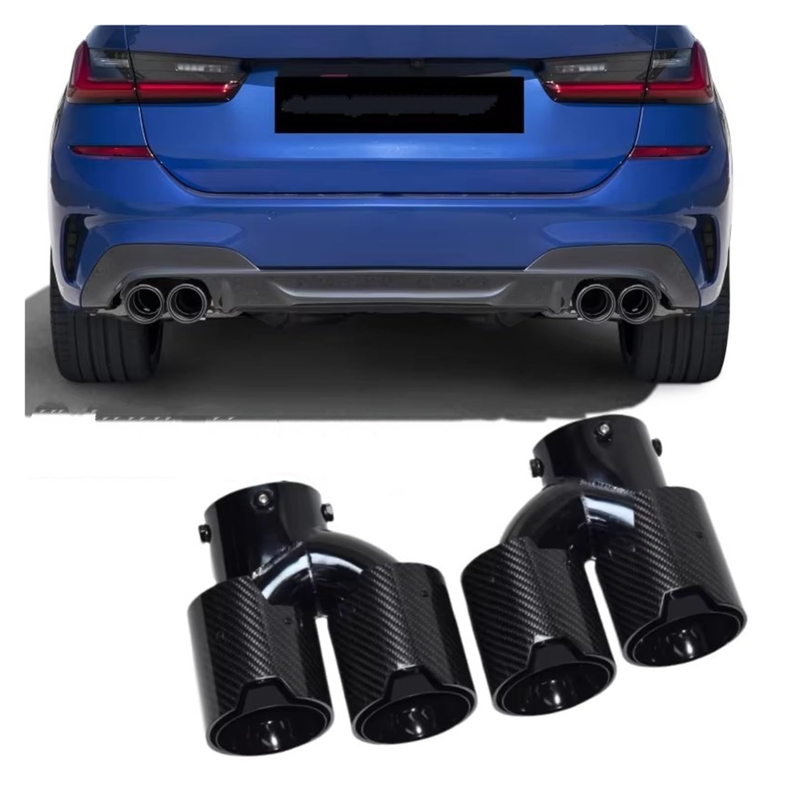 Amazon | 車用マフラーカッター M240i用 M340i用 M440i用 2020-2024