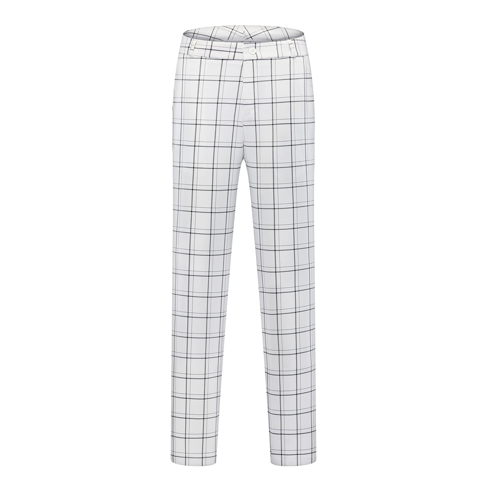 MODFUL Tuta da donna formale in 2 pezzi con pantaloni scozzesi elegante da ufficio classico per donna UK