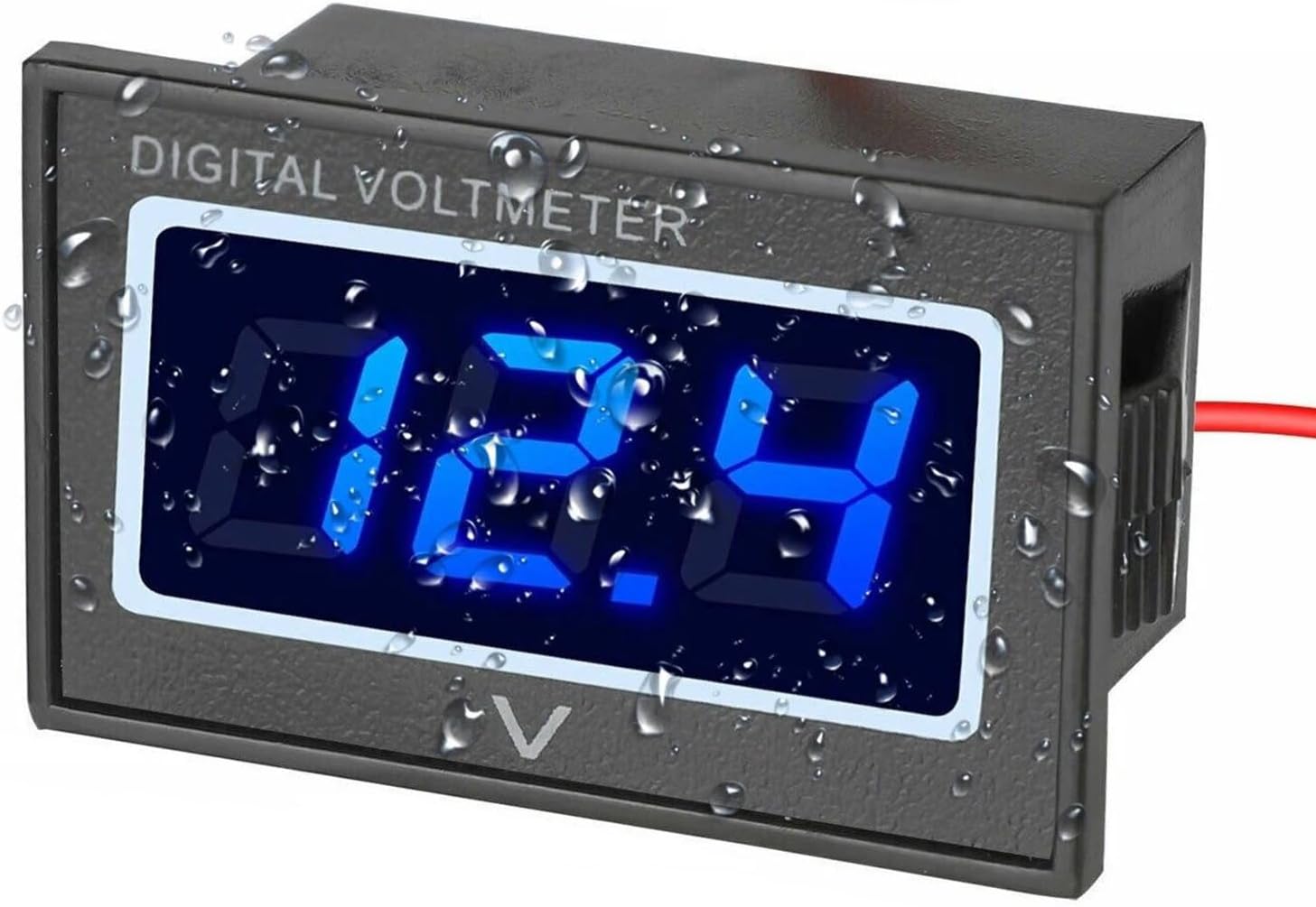 Waterproof Car Digital Voltmeter, DC4.5-150V LED Digital Voltmeter for Yamaha Golf Cart Accessories