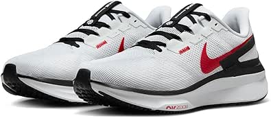 NIKE(ナイキ) ストラクチャー 25 Structure 25 ホワイト/ブラック/ライトスモークグレー/ファイヤーレッド DJ7883-106 日本国内正規品