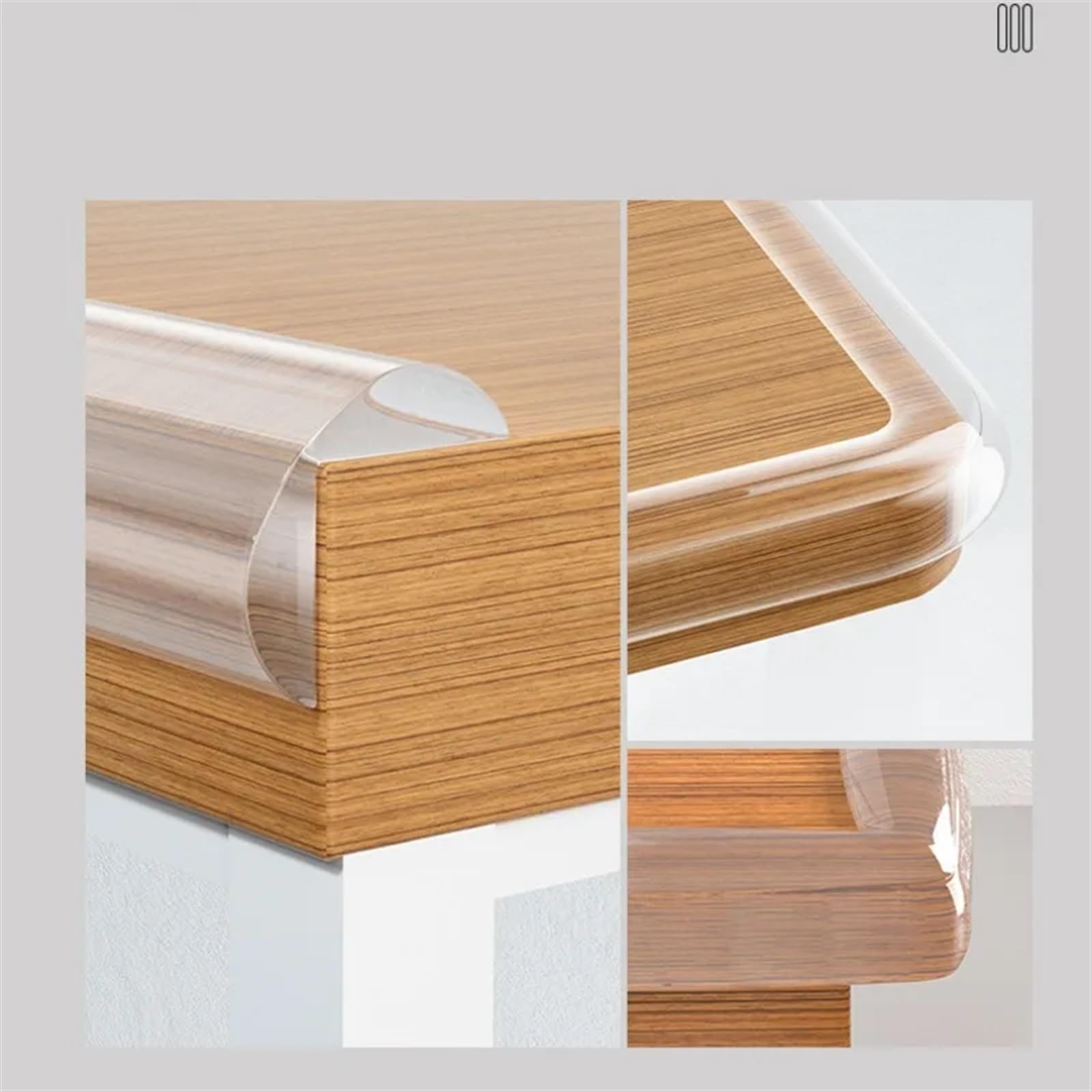 Protectores de Esquinas para mesas, Seguridad Infantil, Tira Protectora Transparente de 3/5 Metros, Cinta Adhesiva de Doble Cara, Protector de Muebles Infantiles antigolpes.