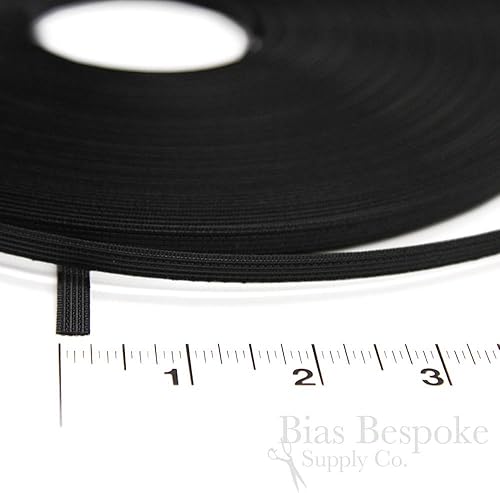 Miniatura 3 de Caja de 50 yardas de deshuesado de poliéster Rigilene, 14" de ancho, negro