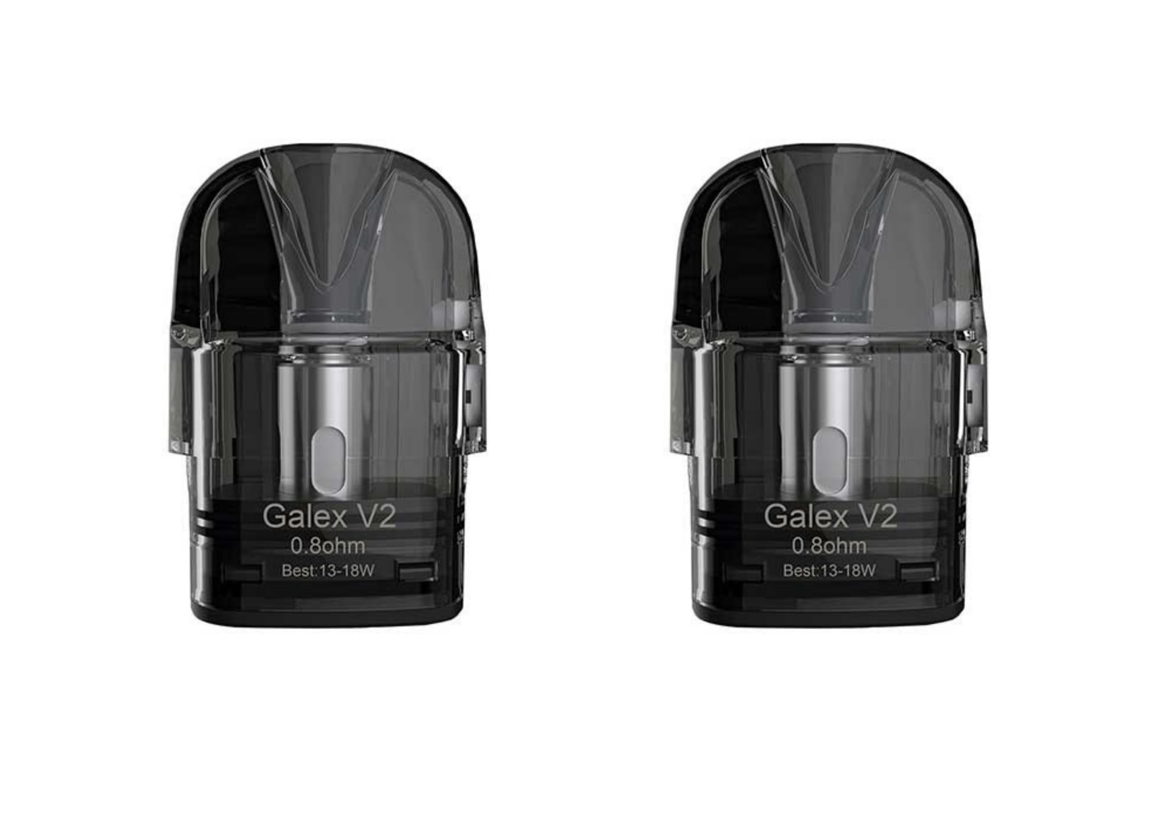 Freemax Galex V2 Pod [0.8ohm | 13-18W] - 2 Pack - Smooth MTL Vaping, Mesh Coil, Side Filling, Ecig 2ml Cartridge, No Nicotine