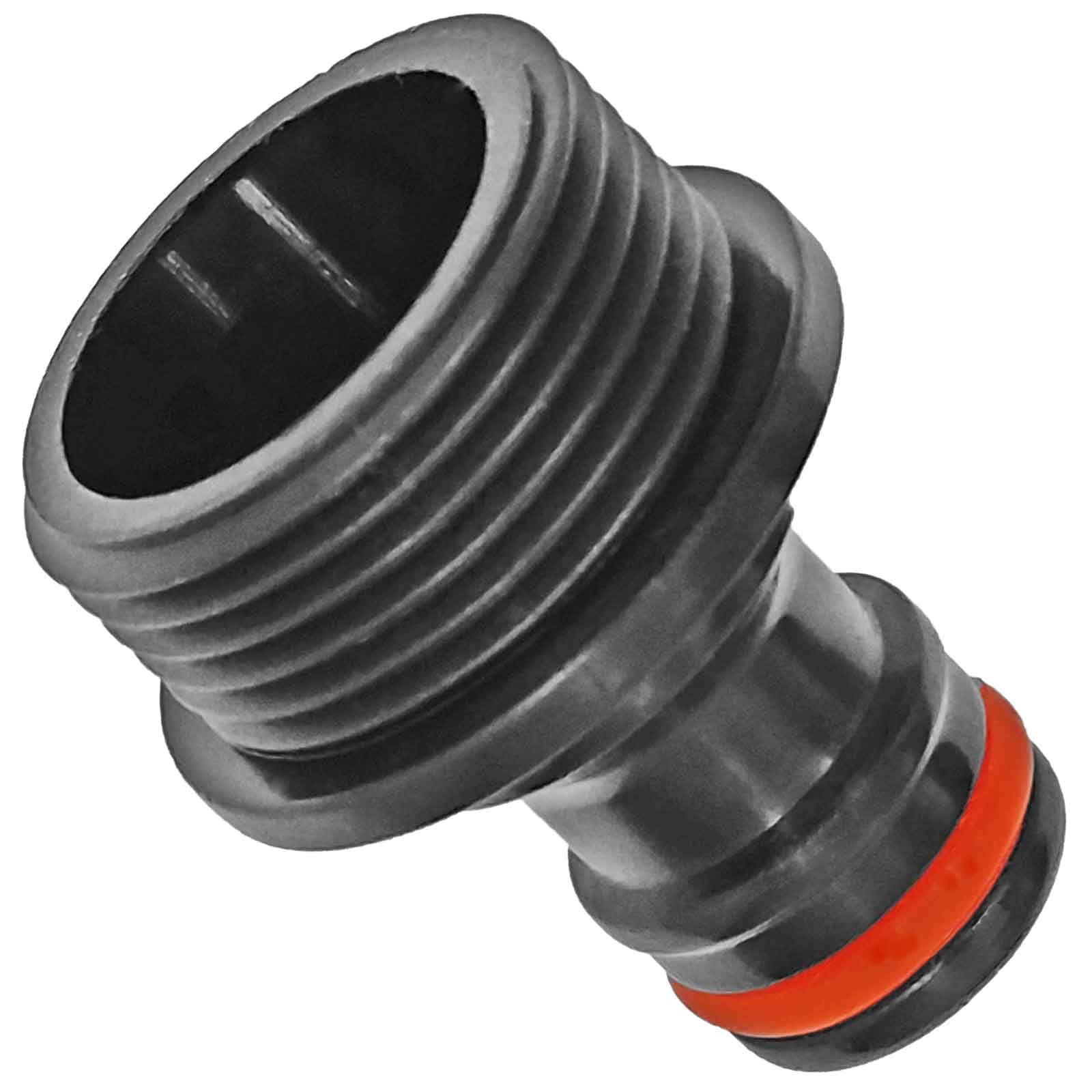 INFINAUTO Schlauchstutzen 3/16" - M5 Außengewinde - 10 Stück Set - Transparent