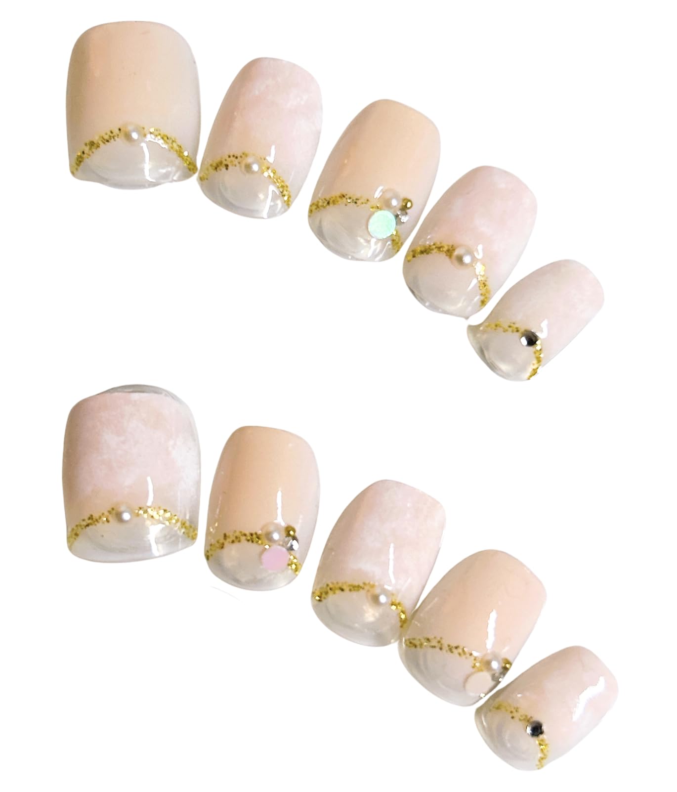 Amazon | 【日本製】ゆずネイル ネイルチップ つけ爪 ショート