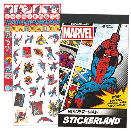 Spiderman Mini Backpack for Boys - Bundle with 11" Marvel School Bag for Toddlers Plus Stickers, Water Bottle, More | Spiderman Small Backpack for Kids3