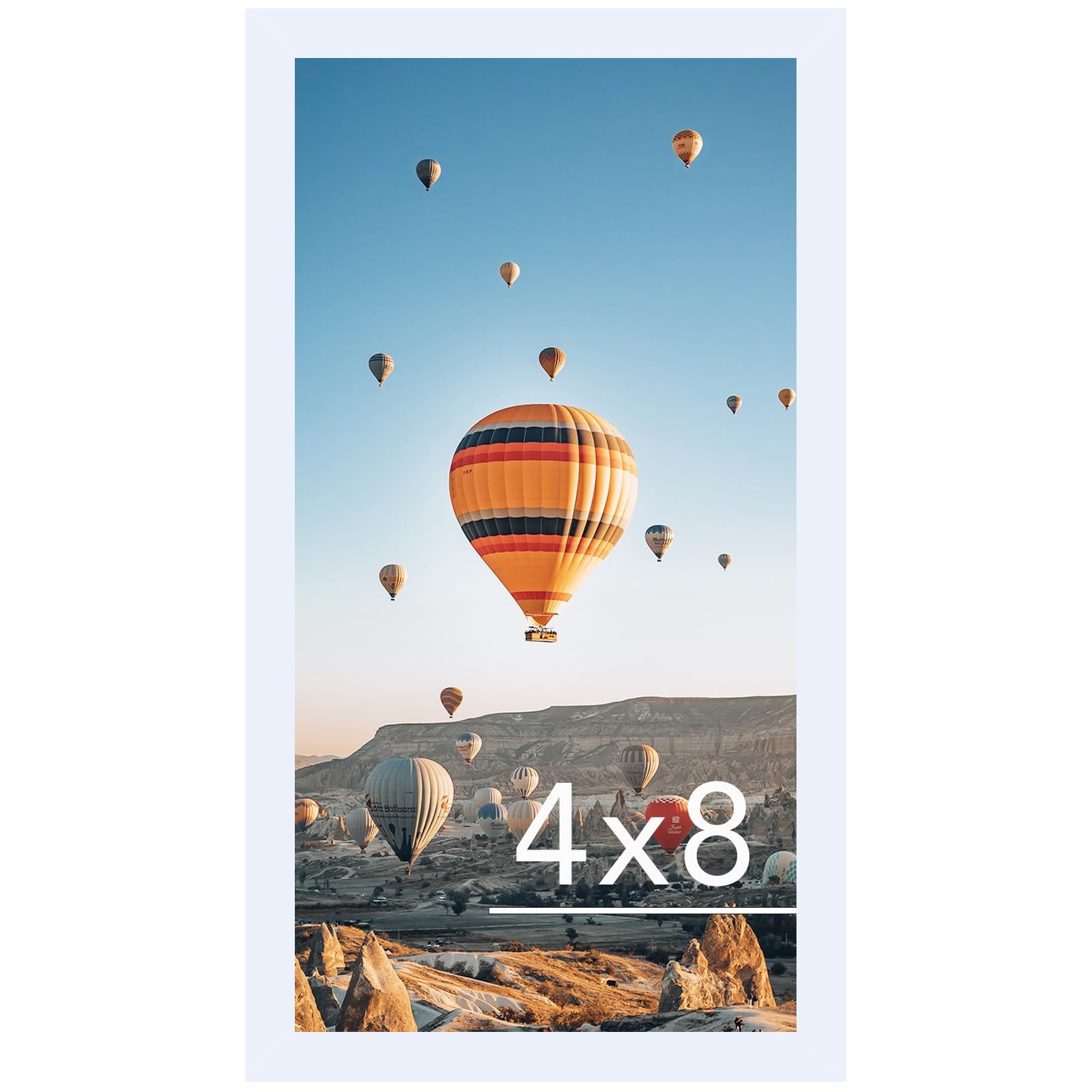 Amazon.com - JCJMY 4x8 Picture Frame White for Wall Hanging or