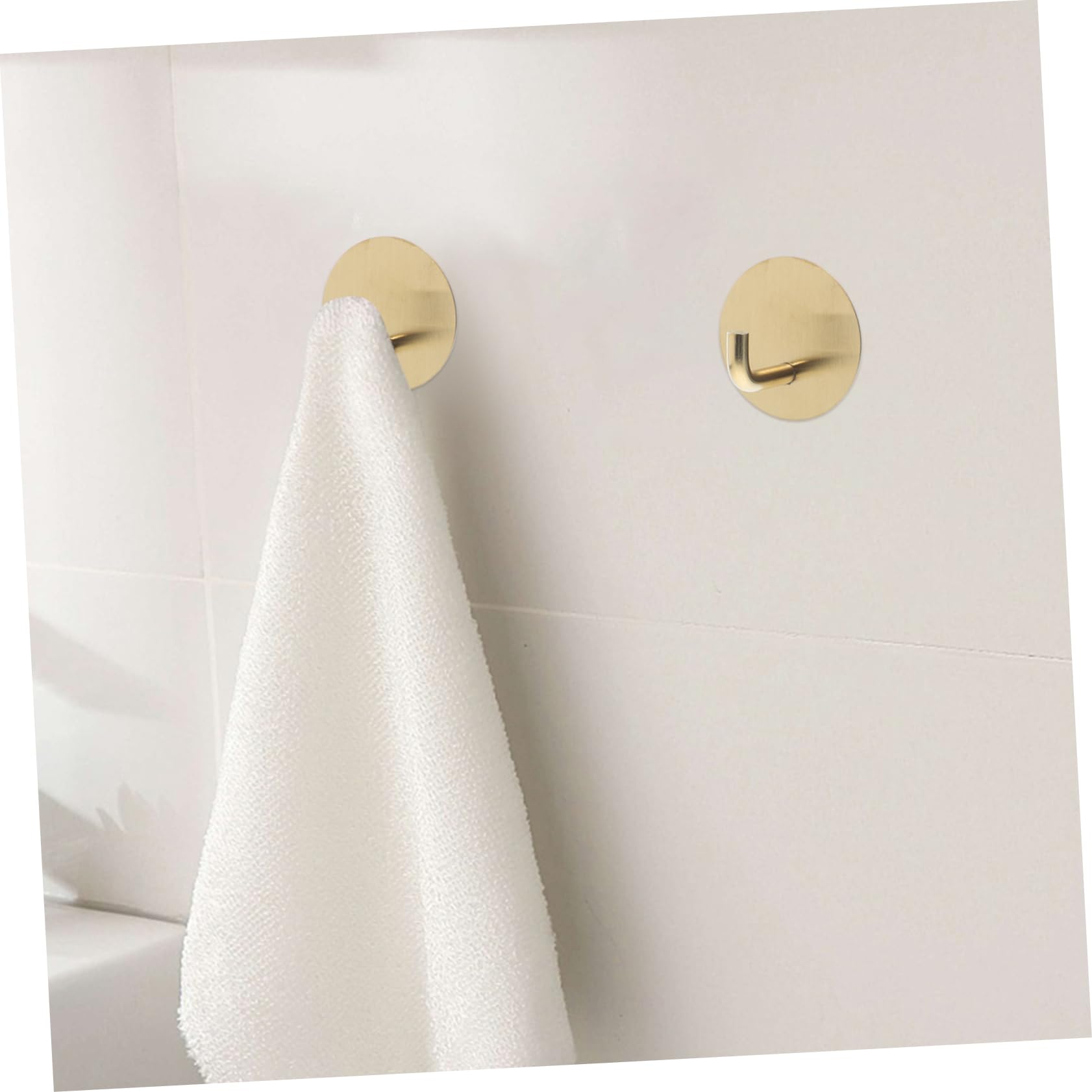 SHINEOFI 5 Series Ganchos Adhesivos Para Toallas Colgador De Puerta Colgador De Pared Para Batas Toallero Almacenamiento De Baño Toalla De Mano Perchero De Acero 4 piezas x 5