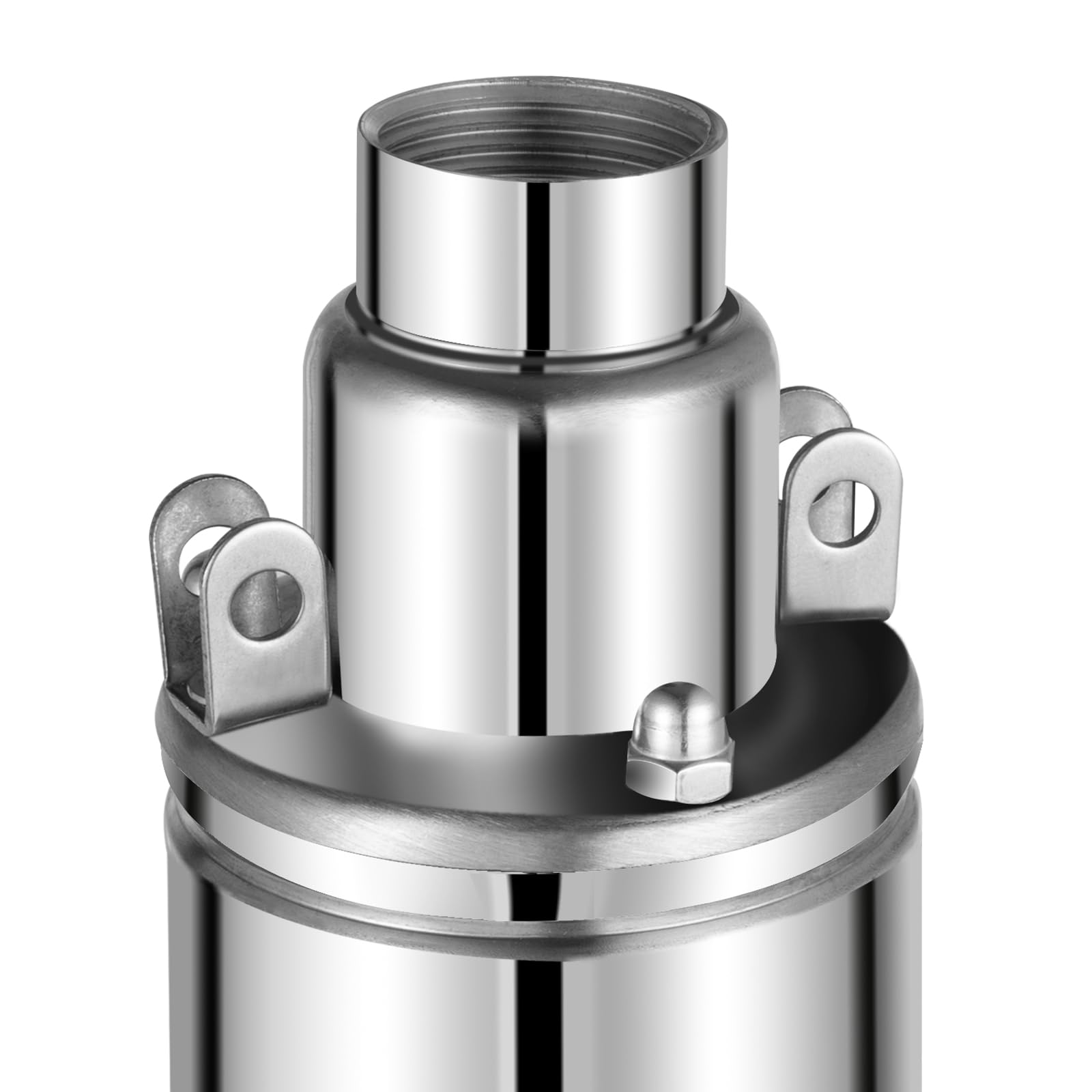 Bomba para pozos profundos, 370 W, Bombas de Agua Sumergibles para Pozo, acero inoxidable, 24 V, 2860 r/min, caudal de 5,9 pies ³/h Max Lift 65 m