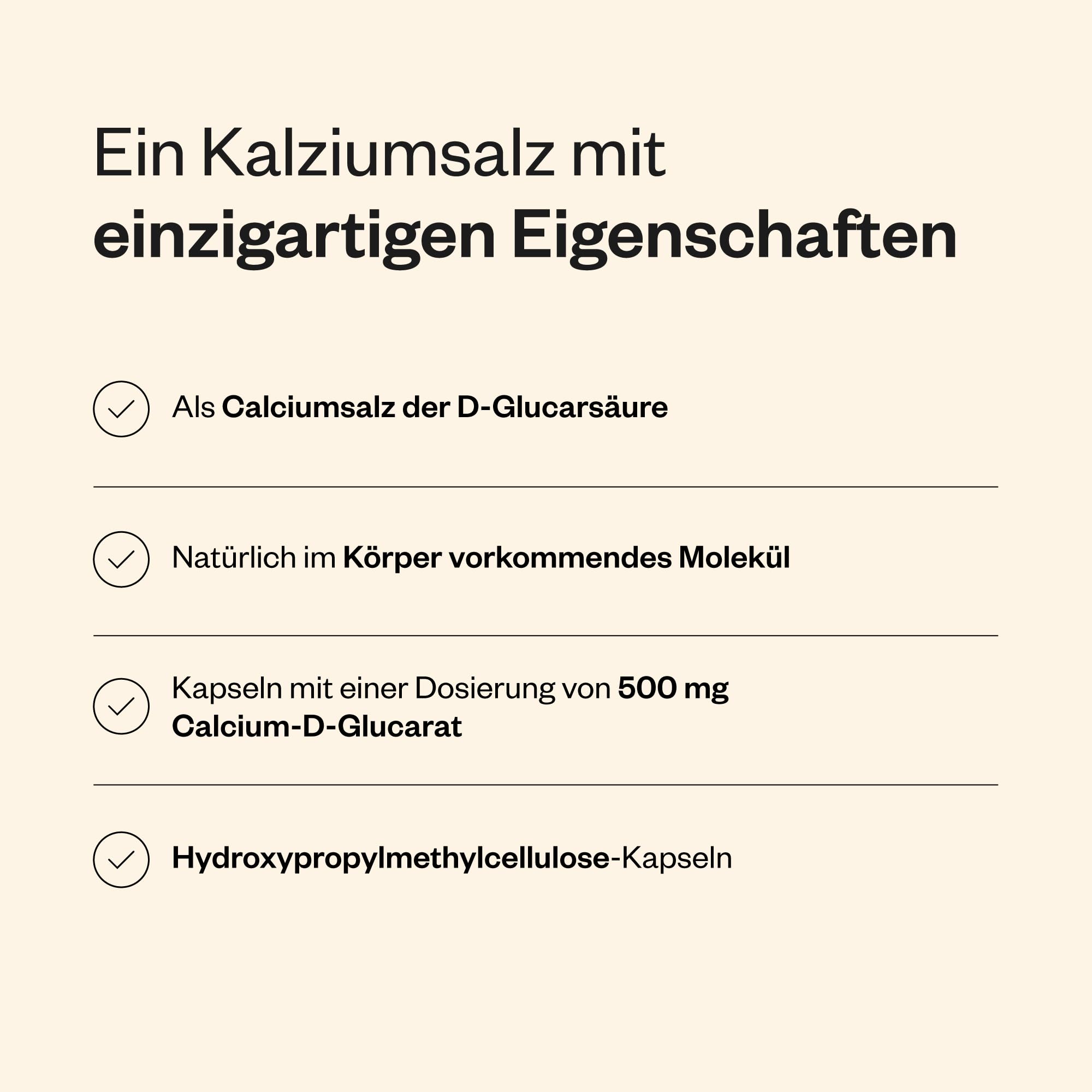 Calcium D-Glucarat - D-Glucarsäure Calciumsalz - Hilft bei der Optimierung der Glukuronidierung - Vegan - Supersmart