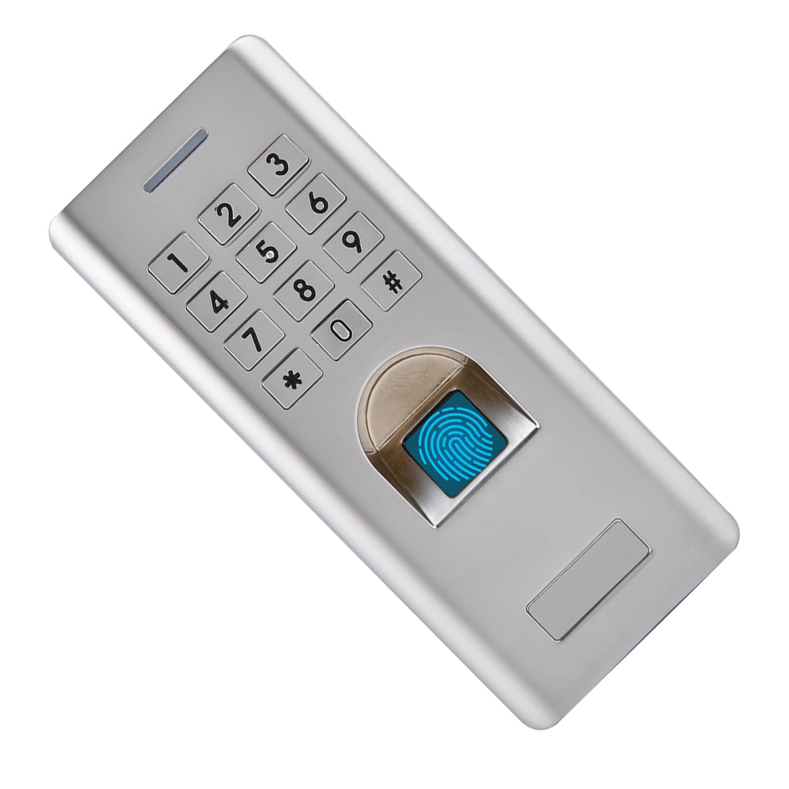 Control de Acceso con Huellas Dactilares Teclado Lector de Huellas Dactilares a Prueba de Agua Contraseña Abridor de Puerta Soporte de Entrada de Puerta de Seguridad 1000 Huella Digital + 2000 Pin