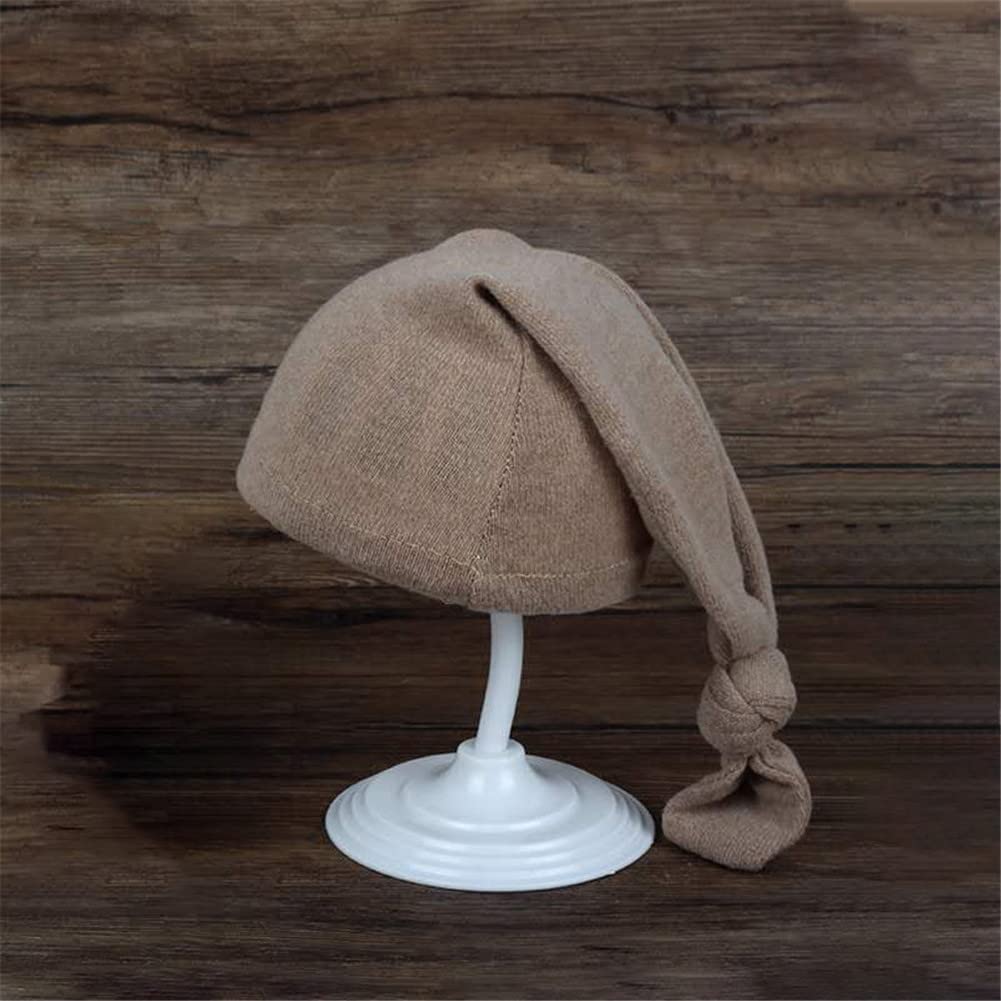 Juego de accesorios para fotografía de bebé recién nacido para niños y niñas - beige - Medium