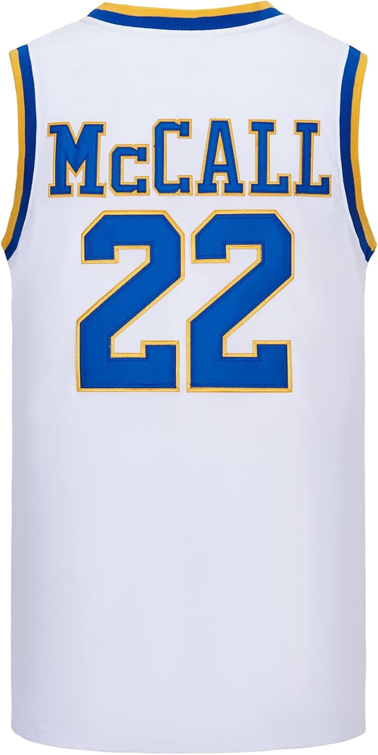 McCall #22 Wright #32 Love and Basketball Moive Crenshaw Basketball Jersey - Image 2