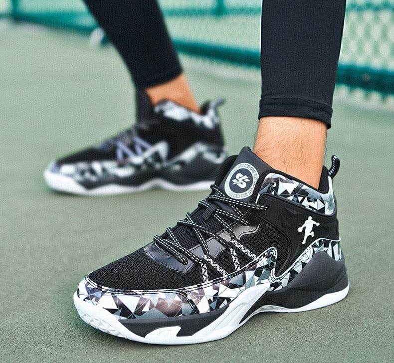 Botas de baloncesto resistentes al desgaste que evitan resbalones en entrenamientos 6