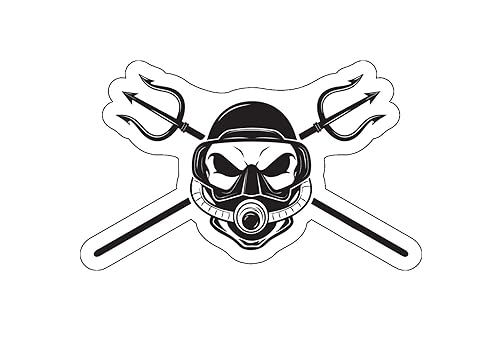 Scuba Diver Decal - Snorkeling Bumper Sticker - Ocean Lake