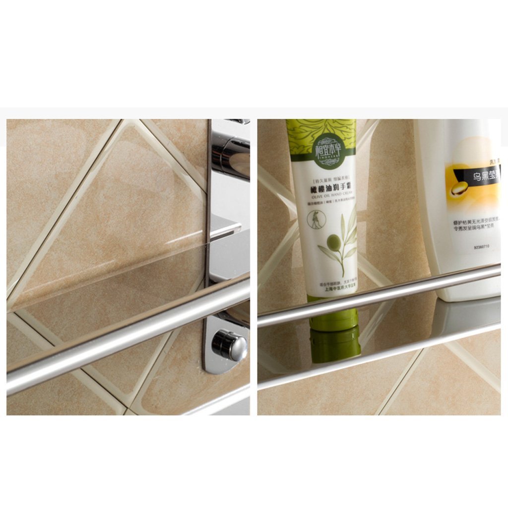 Estantes de baño exquisitos Bastidores de baño, baño de Esquina de Ducha, Bastidor de múltiples Capas, Inodoro montado en la Pared, baño de Inodoro, 50 * 12 * 60 cm, 50 * 12 * 60 cm