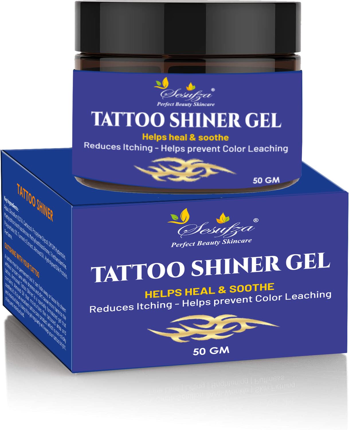 SESUFZA Tattoo Shiner Gel – Brightening & Moisturizing Hydro Gel for Tattoos, Enhances Shine, Soothes & Protects, (50 gm)-image-38