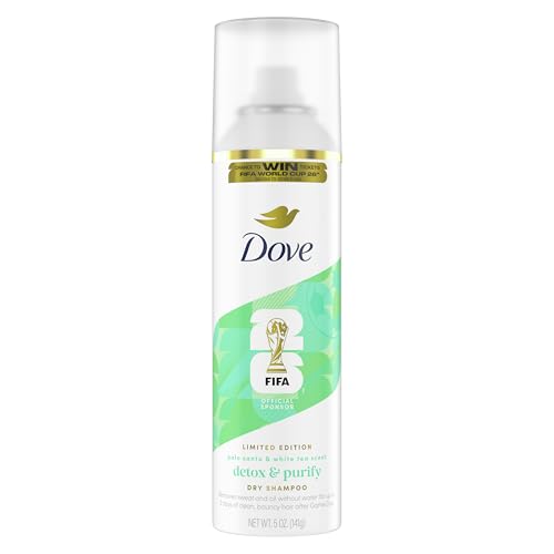 Dove Advanced Dry Shampoo Detox & Purify Refresh & Revive Hair Without Water Instantly Absorb Oil & Life Impurities 5 Oz