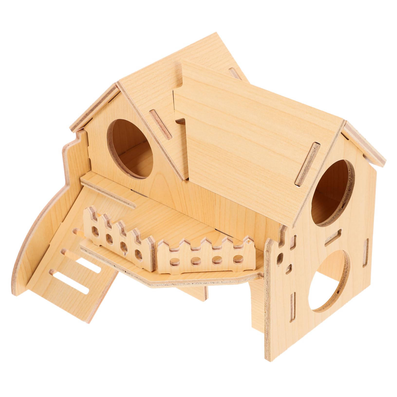 HOLIDYOYO Hamster Delicate Hideout for Small Animals Charming Sleeping Retreat for Hamsters Cage Accessory for Fun and Exploration for Pet Comfort