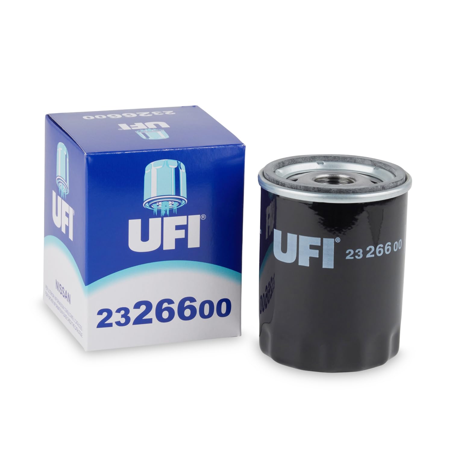 UFI Filters, Filtro de Aceite 23.266.00, Filtro de Aceite de Recambio, Apto para Coches, Apto para Modelos Infiniti y Nissan