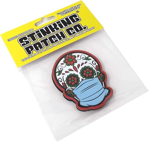 Miniatura 6 de Parche táctico de calavera con máscara facial Dia de Los Muertos  Parche de moral de Halloween