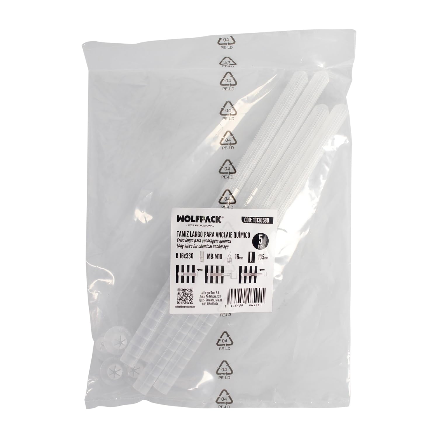 WOLFPACK LINEA PROFESIONAL Ancoraggio chimico