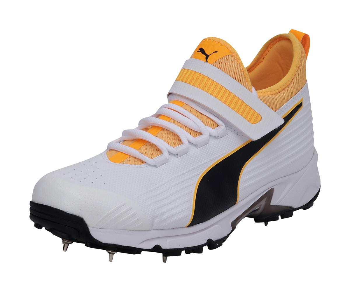 PUMA Mens 19.1 Bowling White Black-Orange Alert Cricket Shoe-6 Kids UK (10551105) (B085Y9S8K5) Amazon Price History, Amazon Price Tracker