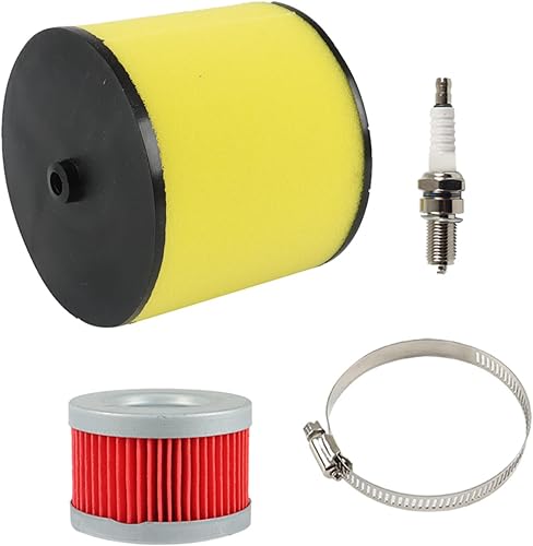 waltyotur 17254-HN5-670 Filtro de aire, filtro de aceite, bujía de repuesto para Honda Rancher 350 TRX350 Honda Foreman 400 450 TRX400 TRX450
