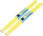 Milisten Maple Drum Sticks Lightweight Non-Slip Wood Drumsticks for Percussion Instrument Beginners Kids Adults 16 Inch Colored Drum Sticks