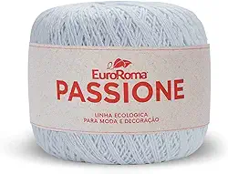 Barbante Passione, Branco, 8/5 Fios, 150 grs, Rolo com 396 Mts, Euroroma