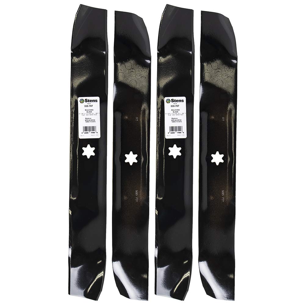 Stens 2 Juegos de 2 Cuchillas de Mulching Cub Cadet MTD Toro Troy Bilt 42" Corte Cubierta Cortada cortacésped cortacésped 942-0616A