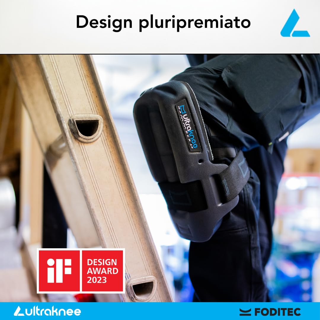 Hammock 1X | Ginocchiere da Lavoro Professionali per Cantiere & Giardinaggio | Protezione Ginocchia | Ergonomiche | Resistenti | Ginocchiere per Pantaloni da Lavoro