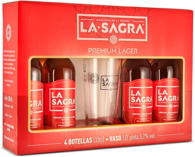 Pack 4 Cervezas La Sagra Lager