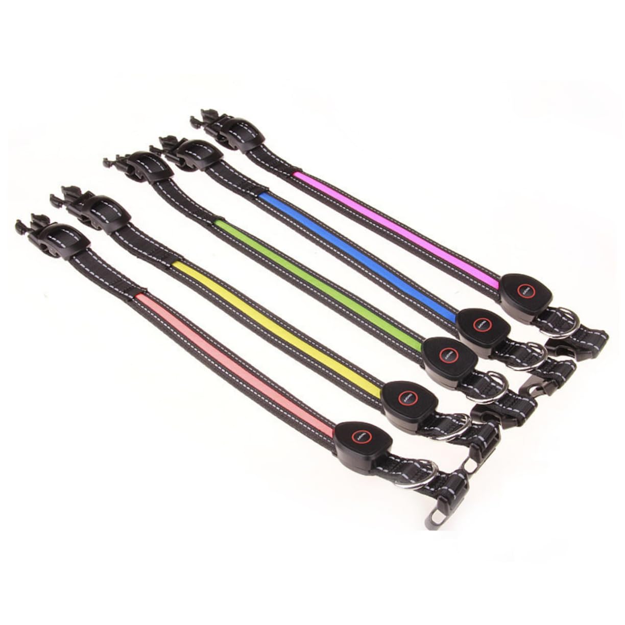 Didiseaon 3 Uds Collar LED para Mascotas Collar Circular LED para Mascotas Iluminado para Perros Intermitente para as Iluminado para Perros