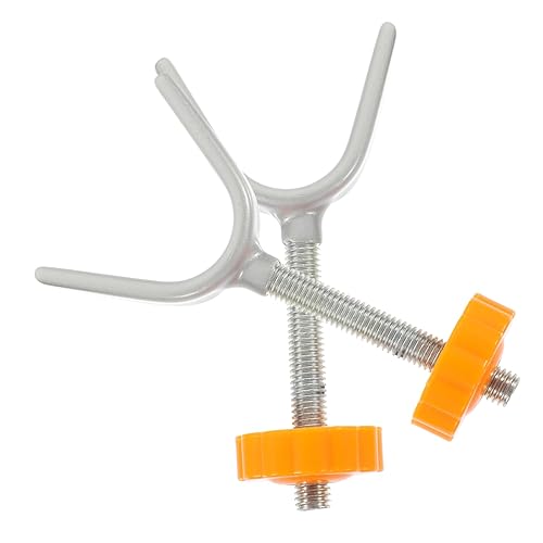 Totority 2 piezas en forma de Y perno superior y husillo para puerta de escalera Valla de ajuste a presión Puerta de escalera y husillo Hauck y