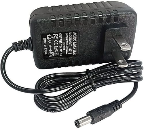 MTYTOT Adaptador de fuente de alimentación de 12 V, 1.5 A, 1500 mA, 100 a 240 V, CA a CC, transformadores de 12 voltios, fuente de alimentación