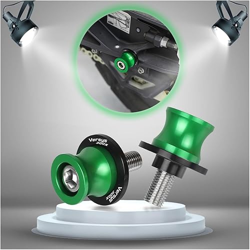 Miniatura 2 de Motorcycle Swingarm Spools Stand Screws Slider for Kawasaki VERSYS300X VERSYS 300X 300 X 2008 2009-2019 Anti-Fall Frame Sliders (Color  8MM Green)