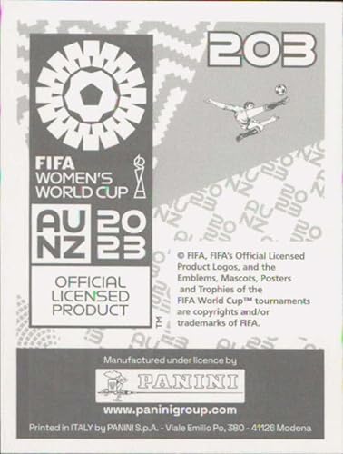 Miniatura 2 de 2023 Panini FIFA Women's World Cup Stickers #203 Yui Hasegawa Japan Mini Sticker Soccer Futbol Trading Card