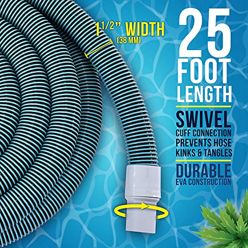 image for U.S. Pool Supply Pool Vacuum Hose - 1-1/2