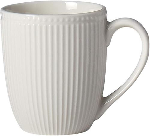 Vista 9 de Tabletops Gallery - Vajilla redonda de porcelana blanca con relieve, resistente a los arañazos, colección Fleur de 16 piezas